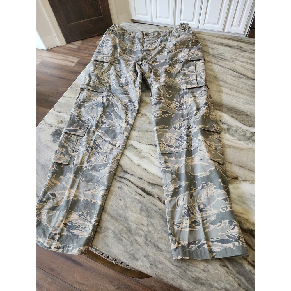 US Air Force ABU Digital Tiger Stripe Camo Cargo Pants Mens 40R 8415-01-536-4074